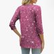 thumbnail image 3 of Ailaofu 3/4 Length Sleeve Womens Tops with Button Dressy Casual V Neck Summer Outfits Early Fall Fashion Clothes, 3 of 6