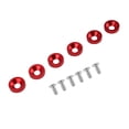 thumbnail image 3 of Car Motorcycle License Plate Frame  Bumper Engine Cover Washer Bolt Kit Lightweight Sturdy Construction Choice of Colors Easy to Install Red Blue Black Purple Golden Silver, 3 of 7