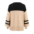 thumbnail image 2 of IDOPIP Sweatshirts for Women Crewneck Casual Pullover Tops Long Sleeve Shirts Loose Fit Tops, 2 of 8
