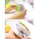 thumbnail image 3 of 2 cepillos de cuchillas para limpiar cuchillos y cubiertos, cepillo verde con cerdas para fregar la cocina, antideslizantes, 3 of 4