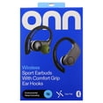 thumbnail image 6 of onn Wireless Sport Earbuds with Comfort Grip Ear Hooks, Black, 6 of 14