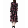 thumbnail image 2 of BURRYCO womens  Black Midi Dress, 6, Black, 2 of 3