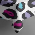 thumbnail image 4 of White and Colorful Of Leopard Print Rectangle Tablecloth 60"x102",Waterproof Polyester Rectangle Table Cloth, Wipeable Spillproof Polyester Tablecloth for Dining, Camping, Indoor and Outdoor, 4 of 6