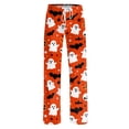 thumbnail image 6 of Trgacdwlo Halloween Pajamas Pants Women Funny Ghost Graphic Women's Pajama Bottoms Fall Elastic Waist Wide Leg Womens Lounge Pants, 6 of 7