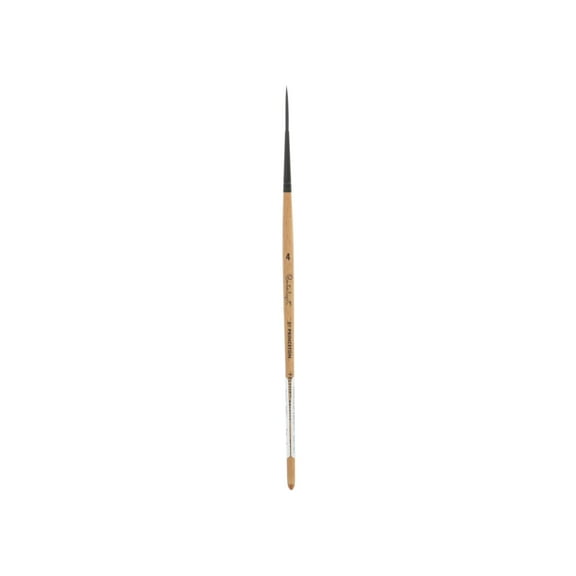 Princeton Brush Catalyst Polytip Short Handle Bristle Brush, Liner, 4