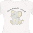thumbnail image 4 of Inktastic Grandma's Lil' Peanut Polka Dot Elephant Boys or Girls Long Sleeve Baby Bodysuit, 4 of 5