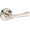 Nickel, variant on Baldwin HDWYNRRR044 Wyndcliff Non-Turning One-Sided Dummy Door Lever - Brass