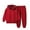 Red, variant on Kids Toddler Sweatsuit 2 Piece Long Sleeve Navy Hooded Sweatshirt Sweatpants Fall Clothes Clothes for Teen Girls 2-3 Years Boys Girls Fashion