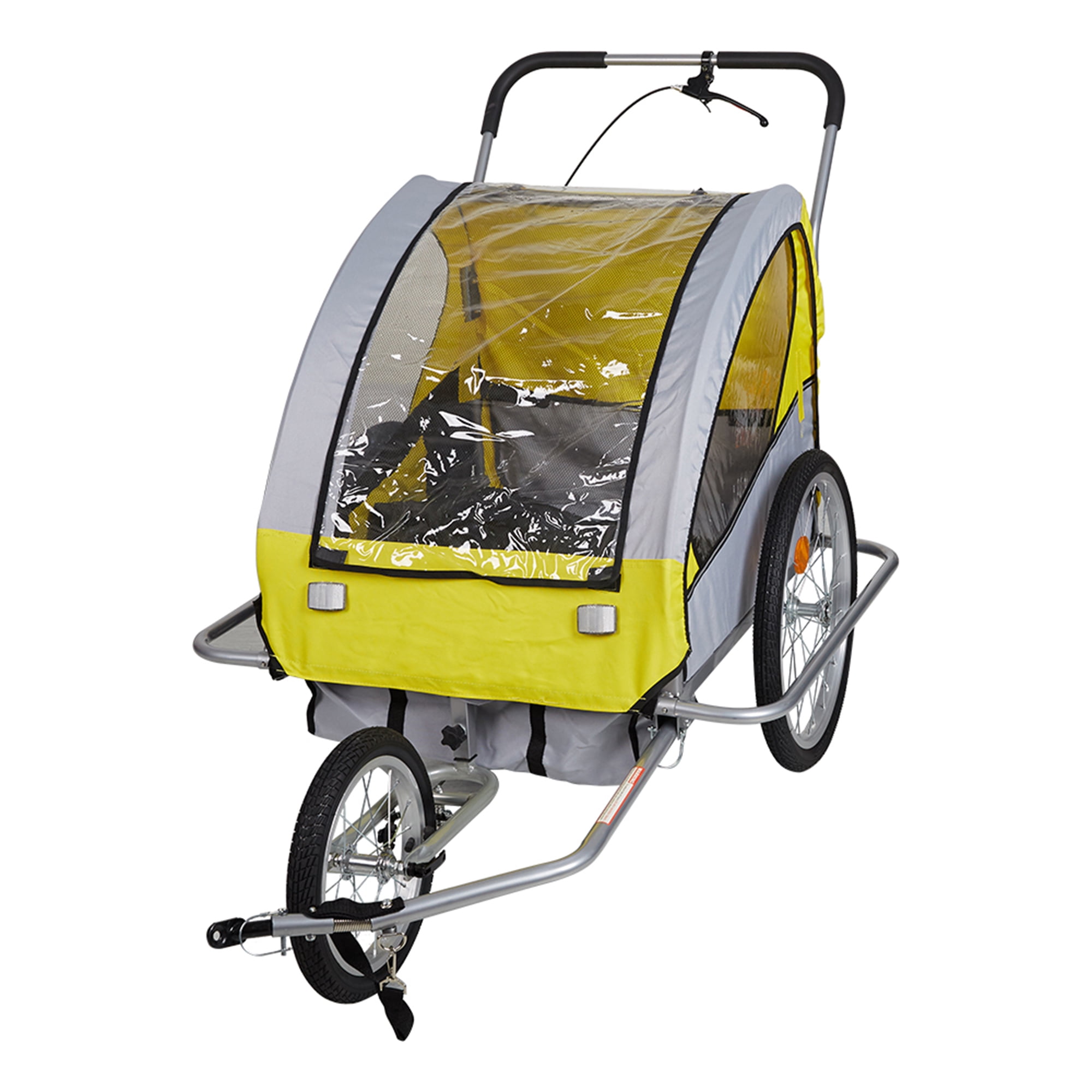 KARMASFAR PRODUCT 2In1 Pet Bike Bicycle Trailer Large Dog Jogger
