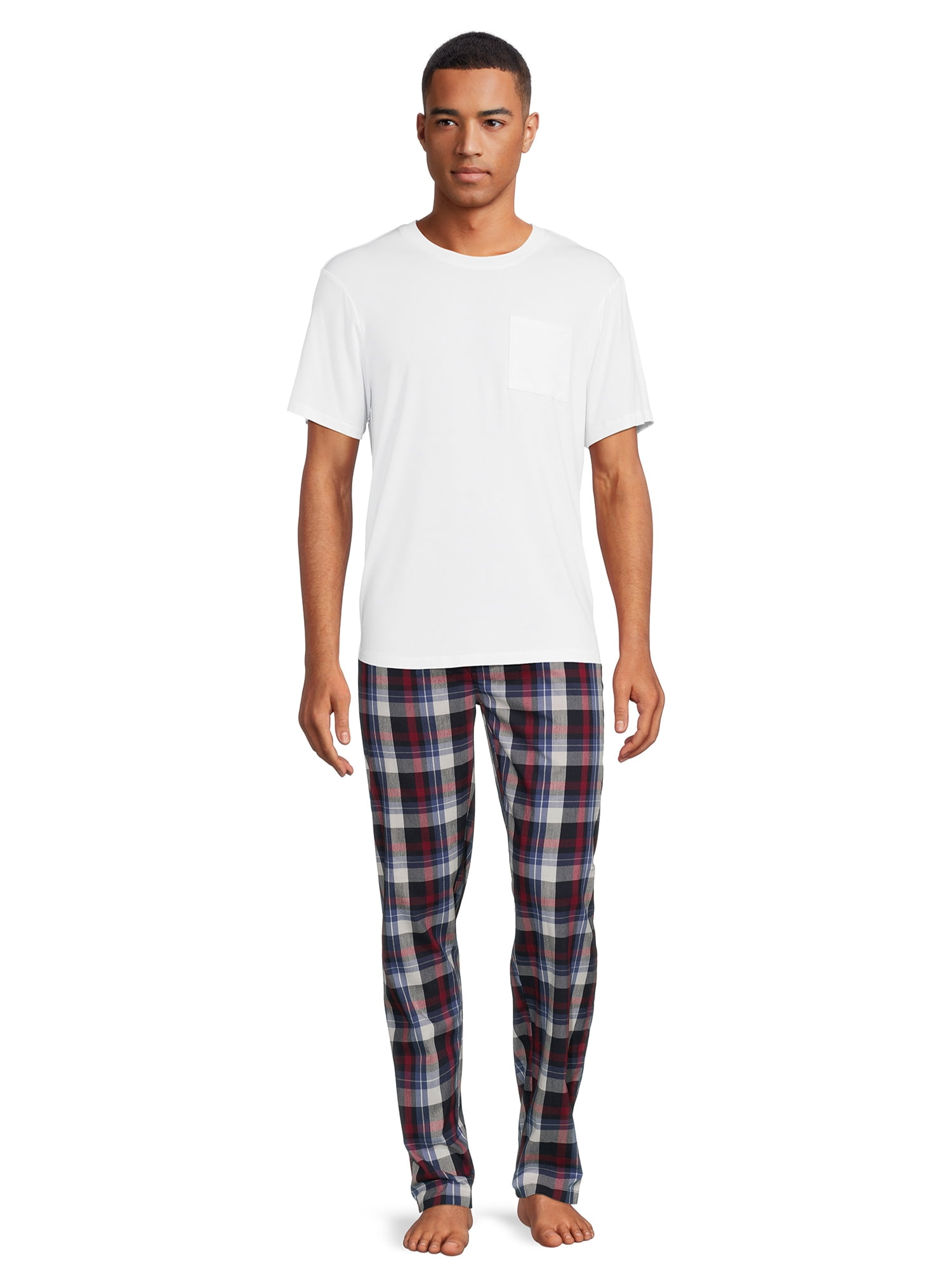 Hanes Men's and Big Men's Woven Stretch Pajama Pants, Sizes S-5X