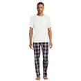 thumbnail image 3 of Hanes Men's and Big Men's Woven Stretch Pajama Pants, Sizes S-5X, 3 of 5