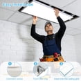thumbnail image 2 of AIKVSXER 0.9 in Dimmable 2-Light Corded Electric Office Semi-Flush Mount Light, 2 of 7