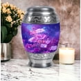 thumbnail image 5 of Daisies Cremation Urn for Human Ashes Adult Male Dad - Large Purple Decorative Urn - Funeral Urns for Women Ashes - Memorial Urns for Adult Human Man ( Size - 10inch ), 5 of 7