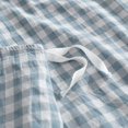 thumbnail image 5 of NAYOROOM 100% Cotton Gingham Duvet Cover Twin Set, 2-Piece Linen Like Textured Breathable Soft Bedding Cover （Light Blue Gingham）, 5 of 8