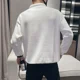 thumbnail image 5 of Ropa masculina Camisetas polo abotonadas para hombre Camisetas blancas Sudaderas Venta de camisetas Talla S Nuevas Manga larga a granel Una pieza Citas largas F, 5 of 5