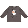 thumbnail image 3 of Inktastic Sorry, I'm a Bit MOOdy Today Cute Cow Pun Boys or Girls Long Sleeve Toddler T-Shirt, 3 of 5