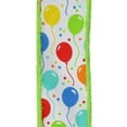thumbnail image 2 of 2.5" Party Balloons Ribbon: Primary Colors, 2 of 2