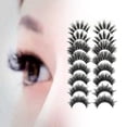 thumbnail image 3 of Farfi 8 pares A(807)/b(m14)/c(c3)/d(dc012) Pestañas postizas Cómodas de usar Extensiones de maquillaje de fibra fáciles de quitar Pestañas para mujer, 3 of 5