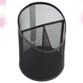 thumbnail image 3 of Miangastore Black Creative Pencil Cups Beveled Pen Container Metal Holder Desktop Storage Decoration 1 Set Desk Organizer, 3 of 8