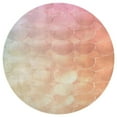 thumbnail image 3 of Mermaid Fish Scales Soft Bedroom Round Area Rug, Washable Cute Nursery Circle Throw Mat, Non-Slip Contemporary Small Low Pile Floor Carpet for Dorm Bedside, 3 of 6