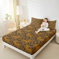 thumbnail image 4 of Manfei Brown Cute Dachshund Twin Sheet Sets for Teens, Kawaii Pet Dog Lover Twin Fitted Sheet, Cartoon Animal Flat Sheet, Microfiber Bedroom Decor, 3 Pieces, 4 of 7