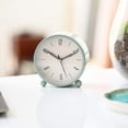 thumbnail image 4 of Reloj despertador redondo sin tictac, funciona con pilas y, 4 of 5