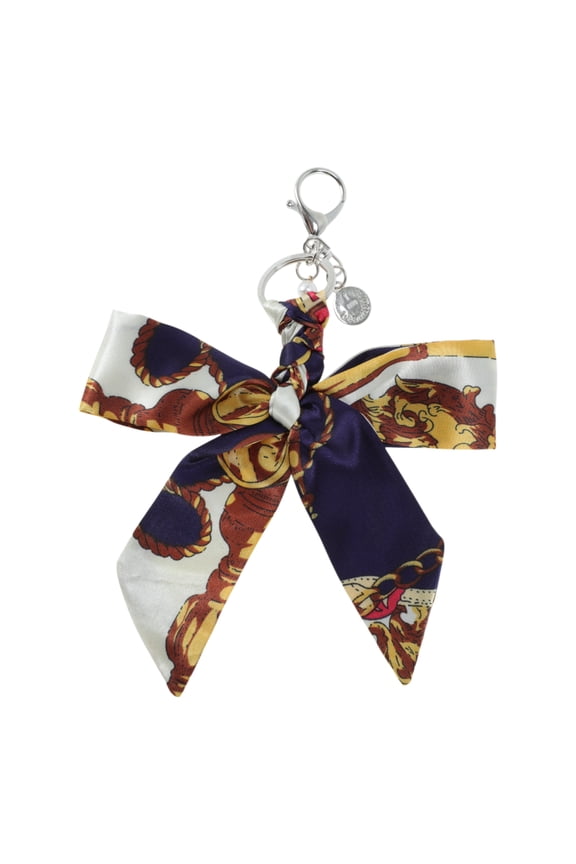 1 Pc Fashion Bow-knot Scarf Bag Charm Bag Accessories Blue