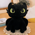 thumbnail image 2 of uria Nocturna Night Fury Chimuelo Dragón Peluche 30 Cm Xtellar Color Negro, 2 of 4