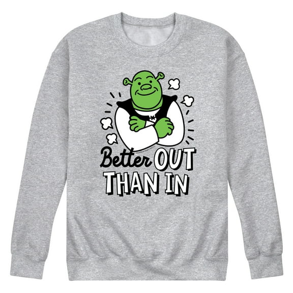 Shrek - Better Out Than In - Men's Crew Neck Fleece Pullover