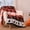 Orange and Black Pumpkin, variant on Snuggle Sac Halloween Throw Blanket, Soft Reversible Microfiber Jacquard Knit with Pumpkin, Maple Leaf and Wheat Design, Orange, 50 x 60 Inches