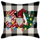 thumbnail image 5 of fundas de almohada de Navidad , funda de almohada de lino rústico para festividades,rojo y blanco, para sofá, sillón, decoración de Navidad(C)(4 piezas), 5 of 5