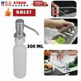 thumbnail image 2 of 360° Sink Soap Dispenser Stainless Steel Kitchen Hands Liquid Pump Bottle Kit, 2 of 6