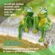 thumbnail image 5 of 2pcs/Set Cute Resin Sitting Frogs Statue Outdoor Garden Store Decorative Frog Sculpture For Home Desk Garden Decor Ornament S2, 5 of 5