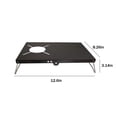 thumbnail image 3 of Binmer Table Isotherme pour Cheminée, Table de Plage Pliante en Aluminium Table de Camping Portable, Noir, 3 of 9