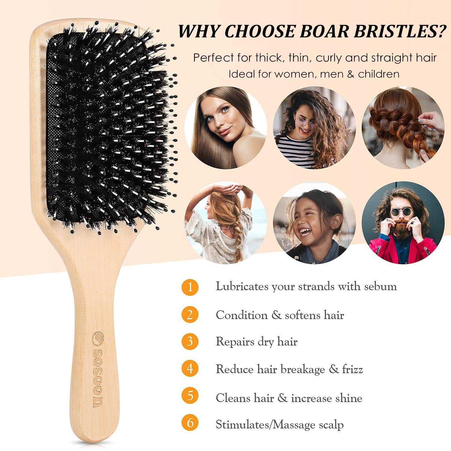 natural bristle radial brush|Size 3|Hair Brushes|ghd® North America