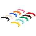 thumbnail image 3 of 10 Uds. Marco de monedero semicírculo Color caramelo curvo plástico accesorios para bolsas DIY 8,5 cm, 3 of 5