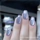 thumbnail image 2 of Pegamento para esmalte de uñas de cerámica blanca con forma de ojo, piedra brillante, porcelana blanca, aceite para uñas, 8 ml, 2 of 3