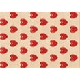thumbnail image 1 of Ahgly Company Indoor Rectangle Patterned Bright Orange Area Rugs, 4' x 6', 1 of 6