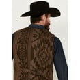 thumbnail image 4 of Cody James Men's Southwestern Print Jacquard Vest - CJSP24V15-BRN X-, 4 of 4