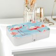 thumbnail image 6 of Flamingo Portable PU Leather Necklace Organizer with Removable Compartment and Jewelry Boxes - Necklace Holder/Jewelry Box, 6 of 6