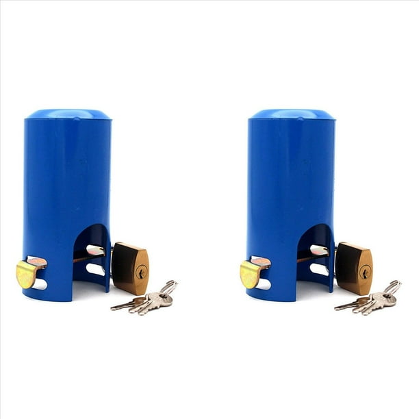 2X Cerradura de Grifo de Agua para Exterior/Cocina/Manguera de JardíN, Cerradura de Grifo, Antirrobo, A Prueba de NiñOs, Estilo de Cubierta de ProteccióN de Grifo de Metal