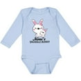 thumbnail image 3 of Inktastic Mimis Snuggle Bunny Easter Girls Long Sleeve Baby Bodysuit, 3 of 5