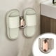 thumbnail image 1 of pstuiky Estante para zapatillas de baño sin perforaciones estante de almacenamiento para baño estante para zapatos estante para colgar en la pared del inodoro gancho de drenaje, 1 of 6