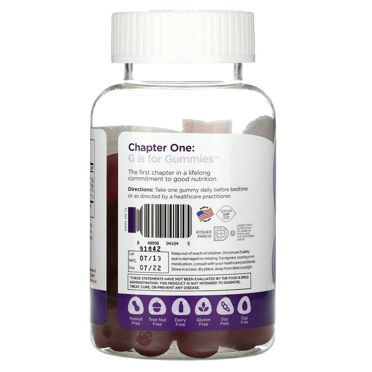 Zahler Chapter One - Melatonin Sleep Support Gummies for