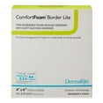 thumbnail image 3 of ComfortFoam Border Lite Thin Foam Dressing 4 x 4" Square Polyurethane Foam 47440 10 per Box, 3 of 5