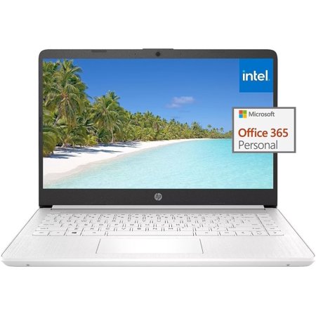 UPC: 0196548430239 | HP – 14  Laptop – Intel Celeron – 4GB Memory – 64GB eMMC – Rose Gold