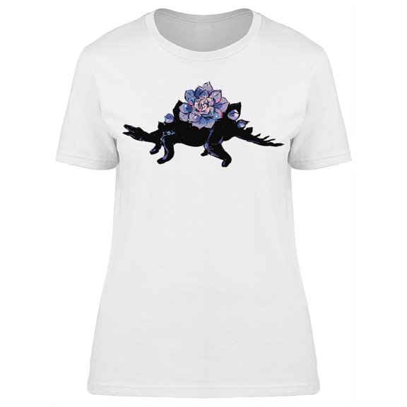 Cacti Flower In Dino Pot Art Tee Women's -Image by Shutterstock