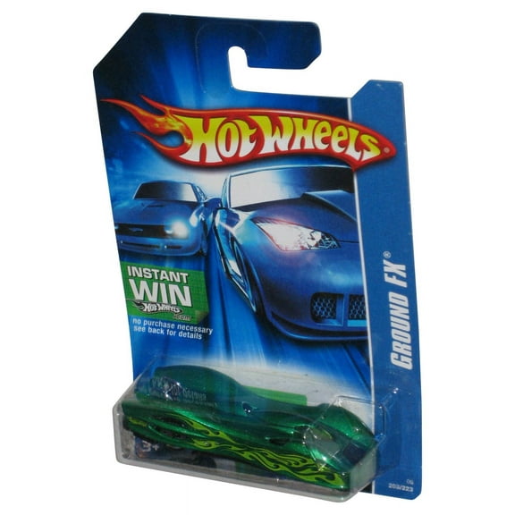 Hot Wheels Ground FX (2006) Mattel Green Ground FX Toy Car 203/223