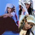thumbnail image 7 of XIAOCHA Womens Bunny Ear Distressed Baseball Cap Shapeable Brim Outdoor Ball Hat,Grey, 7 of 7