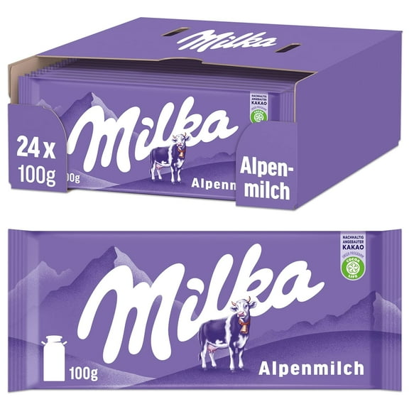 Alpenmilch Chocolate Bar, 3.5 Ounce (Pack of 24)